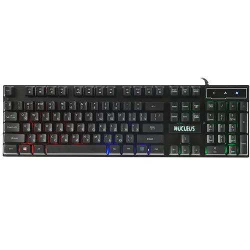 

Клавиатура проводная SmartBuy RUSH Nucleus, мембранная, подсветка, USB, черный (SBK-320G-K), RUSH Nucleus