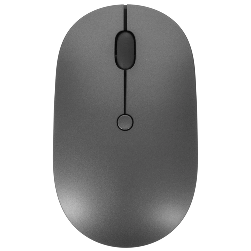 

Мышь беспроводная/проводная Lenovo Go , 2400dpi, оптическая светодиодная, USB Type-C/радиоканал, серый (GY51C21210), Go