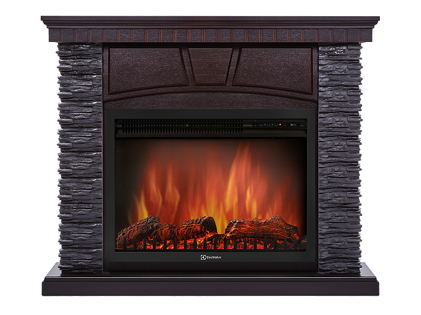 

Портал для электрокамина Firelight Porto 25U, угловой, черный/венге (НС-1268940), Porto 25U