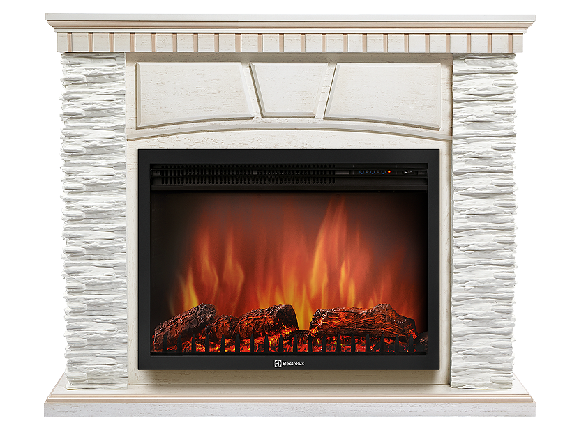 

Портал для электрокамина Firelight Porto 30U, угловой, белый/беленый дуб (НС-1268943), Porto 30U
