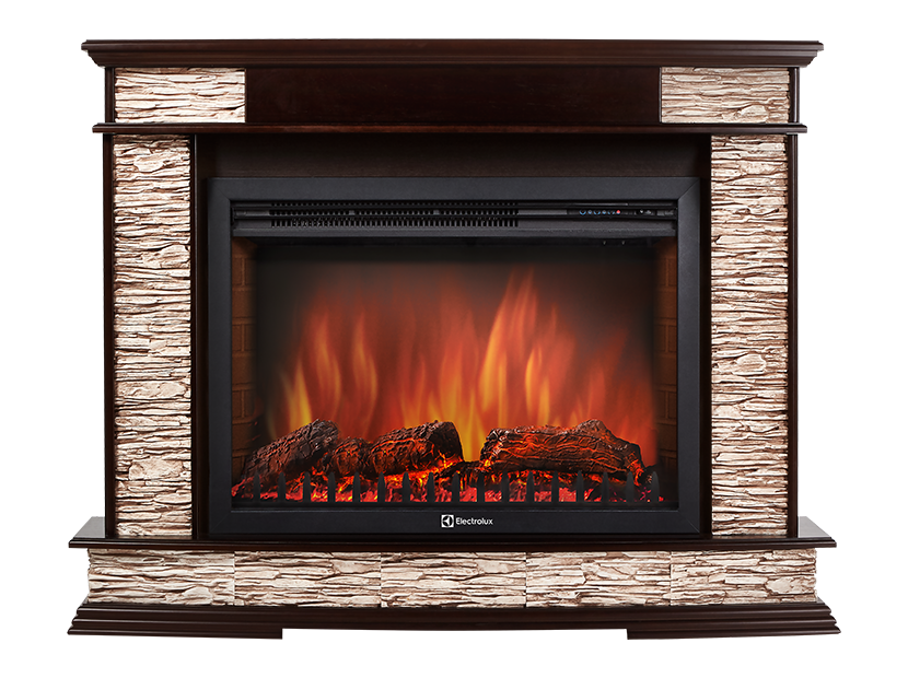 Портал для электрокамина Firelight Scala 30, бурый/темный дуб