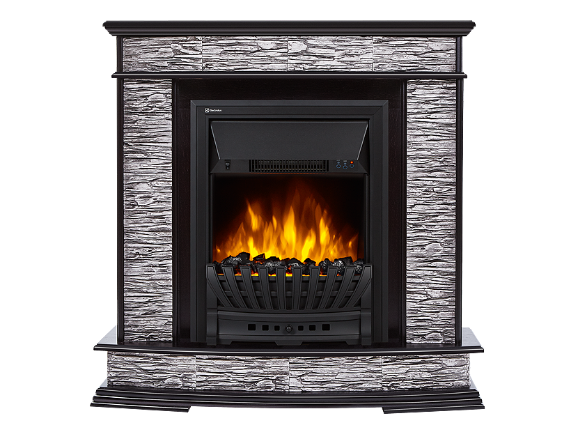 Портал для электрокамина Firelight Scala Classic, серый/венге