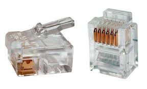 Коннектор RJ-12 6P6C Gembird MP-6p6c, 100 шт