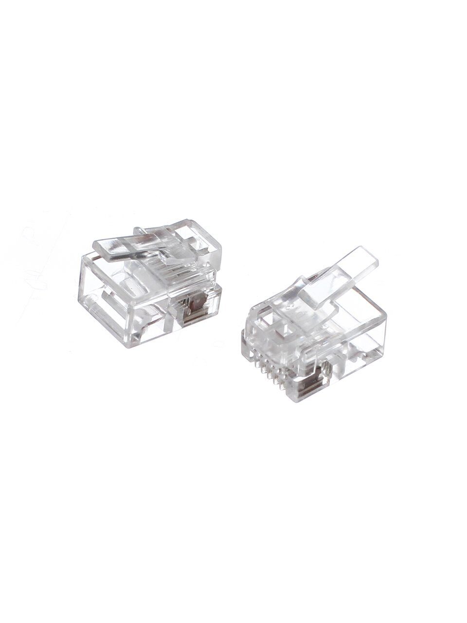 

Коннектор RJ-11 6P6C, 100шт., VCOM (VTE7717-1/100), -