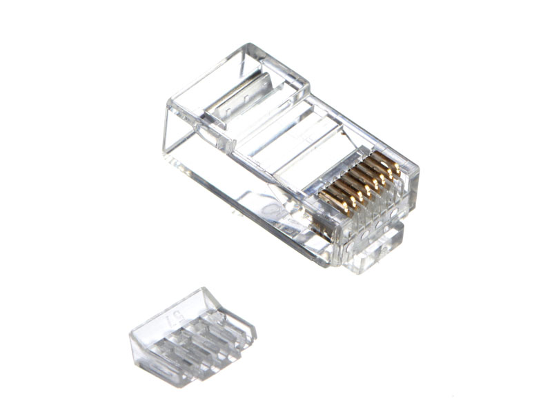 Коннектор RJ-45 8P8C категория 6, вставка, Netko (RJ-45 (8p8c) кат.6)