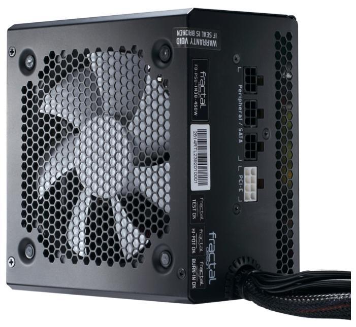 

Блок питания 550Вт ATX Fractal Design FD-PSU-IN3B, 120 мм, 80 Plus Bronze, FD-PSU-IN3B