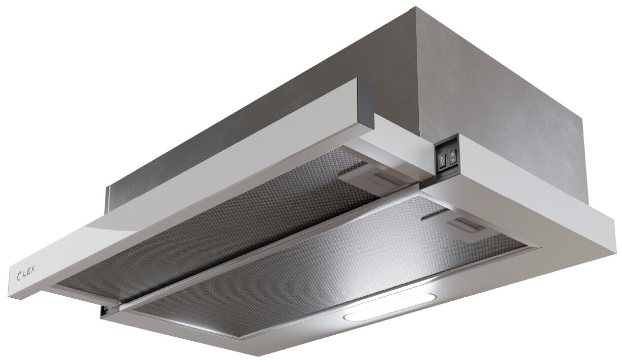 

Вытяжка встраиваемая Lex HONVER G 600 White, белый (TRHI000015), 600 White