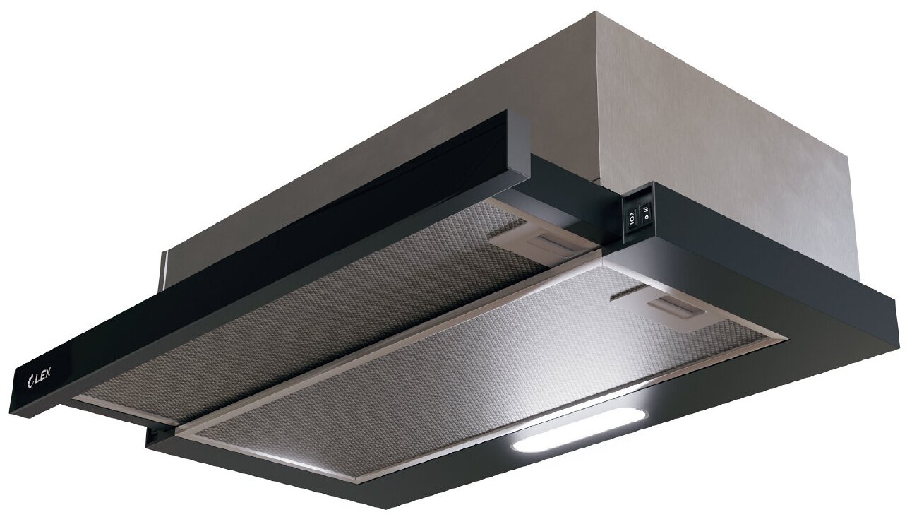 

Вытяжка встраиваемая Lex Honver 600, черный (TRHI000007), 600