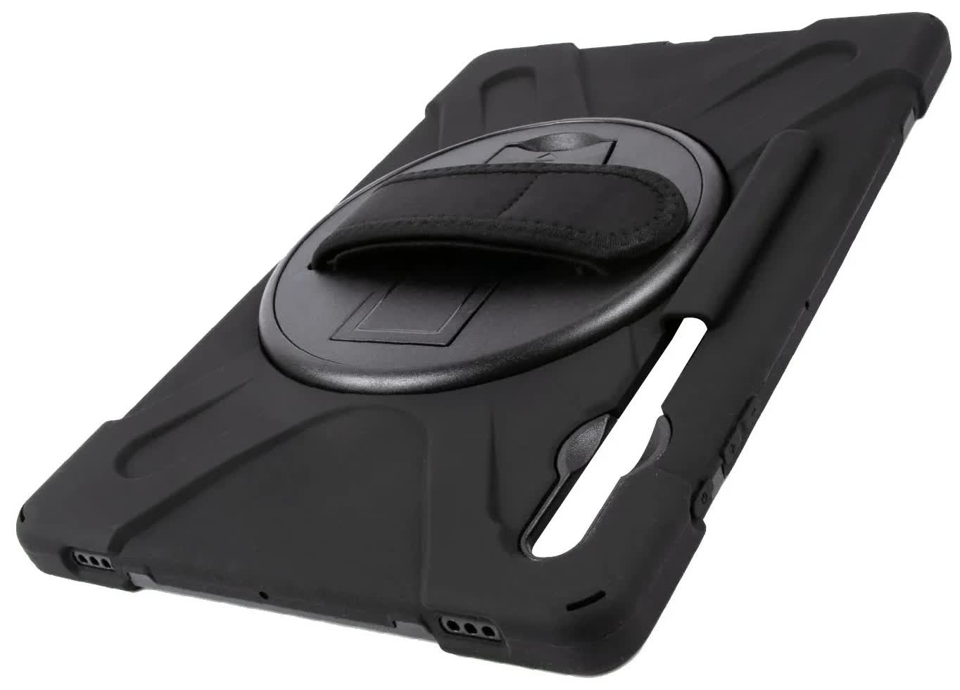 Чехол-накладка Barn&Hollis для планшета Samsung, противоударный, черный (УТ000024673)