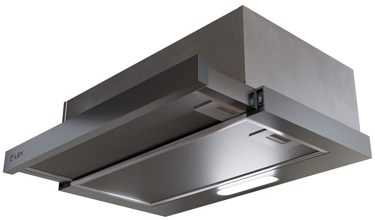 

Вытяжка встраиваемая Lex Honver 500 INOX, серый (TRHI000005), 500 INOX