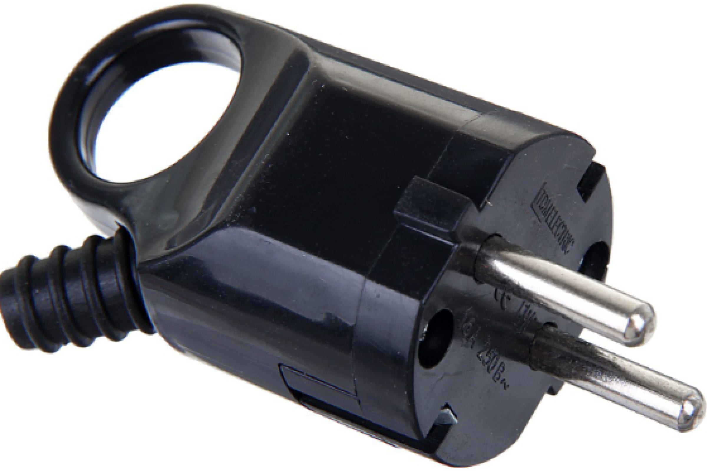 

Вилка угловая TDM, Schuko, 16А, с/з, IP20, черный (SQ1806-0006)