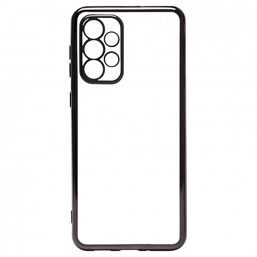 Чехол-накладка Activ Pilot для смартфона Samsung SM-A336 Galaxy A33 5G, силикон, черный/прозрачный (206308)