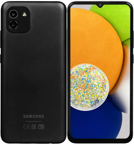 Смартфон Samsung Galaxy A03 3Gb/32Gb Android черный