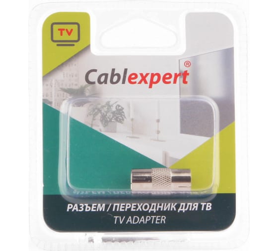 

Переходник (адаптер) TV(F)-TV(F) Cablexpert (APL-TVFTVF-01)