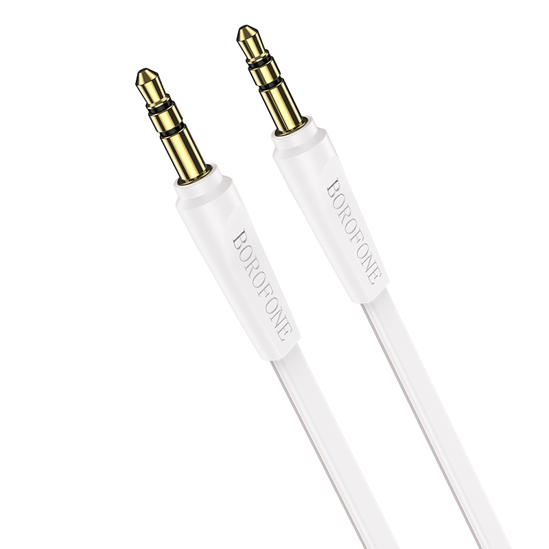 

Кабель Jack 3.5mm(M)-Jack 3.5mm(M), 1м, белый Borofone BL6 (6931474746399), BL6