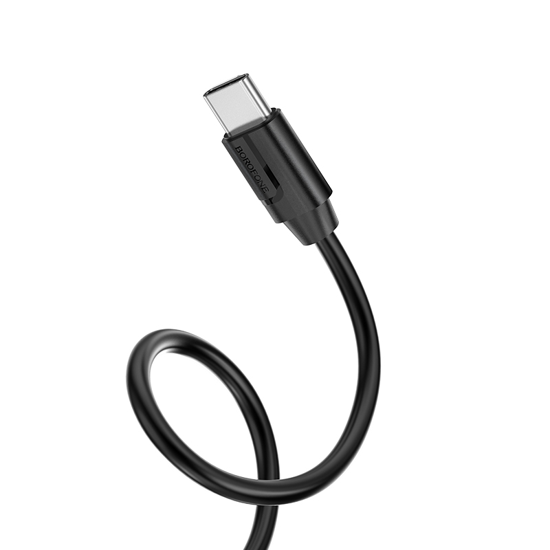 

Кабель USB Type-C-USB, 2.4A, 1м, черный Borofone Harmony BX55 (6931474748003), BX55