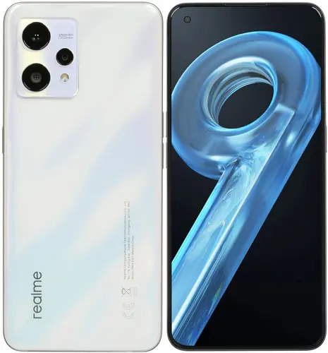 

Смартфон Realme 9, 6.4" 1080x2408 Super AMOLED, Qualcomm Snapdragon 680, 6Gb RAM, 128Gb, 3G/4G, NFC, Wi-Fi, BT, 3xCam, 2-Sim, 5000 мА⋅ч, USB Type-C, Android 12, белый (6044373), 9