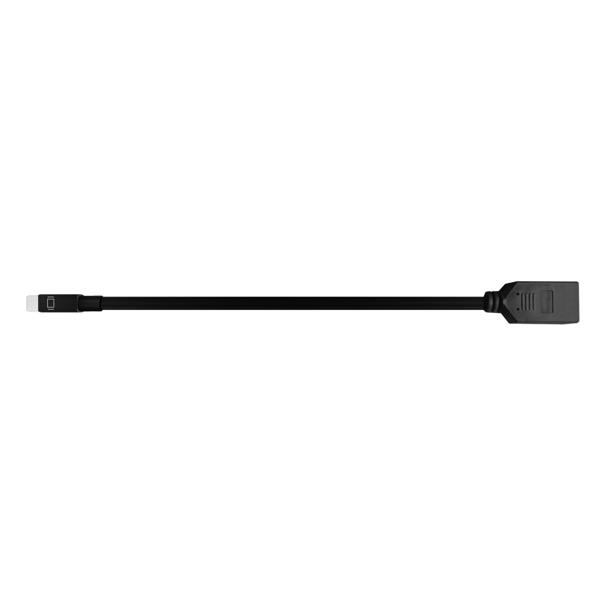 Кабель DisplayPort(20M)-Mini DisplayPort(M), экранированный, 15см, черный Bion BXP-A-DP-mDP (1885846) - фото 1
