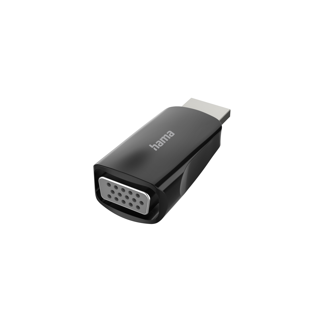 

Кабель HDMI(19M)-VGA(15F), черный Hama (H-200344), 0