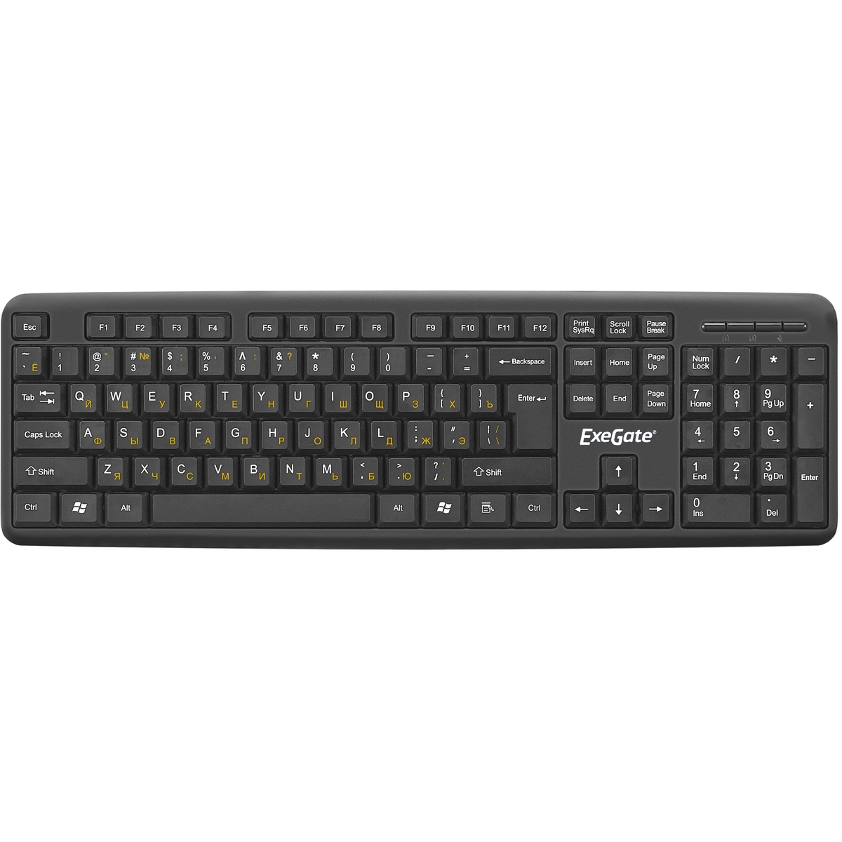 

Клавиатура + мышь Exegate Professional Standard Combo MK120-20, проводная, USB, черный (EX289454RUS), Professional Standard Combo MK120-20