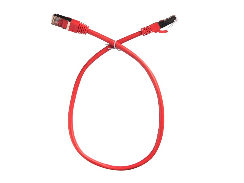 

Патч-корд FTP кат.5e, 1м, RJ45-RJ45, красный, Netko (NFTPBC.5e-1m-4), NFTPBC.5e-1m-4