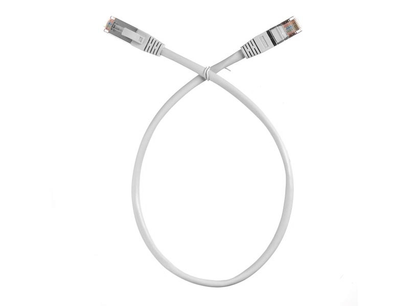 

Патч-корд FTP кат.5e, 1м, RJ45-RJ45, серый, Netko (NFTPBC.5e-1m-2), NFTPBC.5e-1m-2