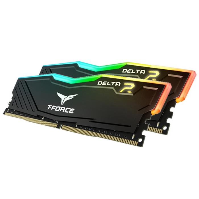 

Комплект памяти DDR4 DIMM 32Gb (2x16Gb), 3200MHz, CL16, 1.35 В, Team Group, T-Force Delta RGB Black (TF3D432G3200HC16FDC01)