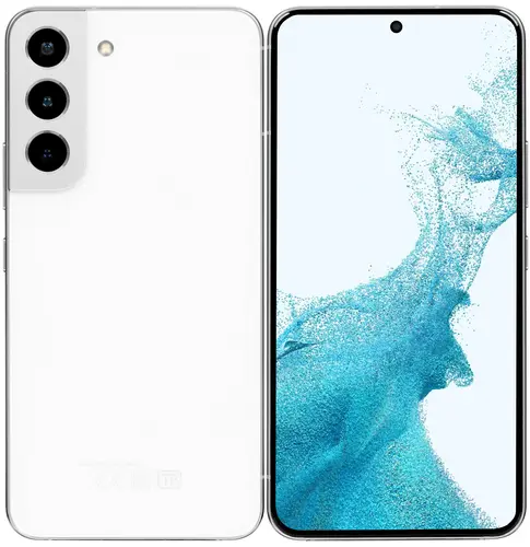 

Смартфон Samsung Galaxy S22, 6.1" 1080x2400 Dynamic AMOLED 2X, Samsung Exynos 2200, 8Gb RAM, 256Gb, 3G/4G/5G, NFC, Wi-Fi, BT, 3xCam, 2-Sim, 3700 мА⋅ч, USB Type-C, Android 12, белый (SM-S901BZWGSKZ), Galaxy S22