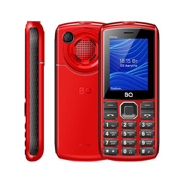 

Мобильный телефон BQ 2452 Energy, 2.4" 320x240 TN, 32Mb RAM, 32Mb, BT, 1xCam, 2-Sim, 4000 мА·ч, micro-USB, красный/черный, 2452 Energy