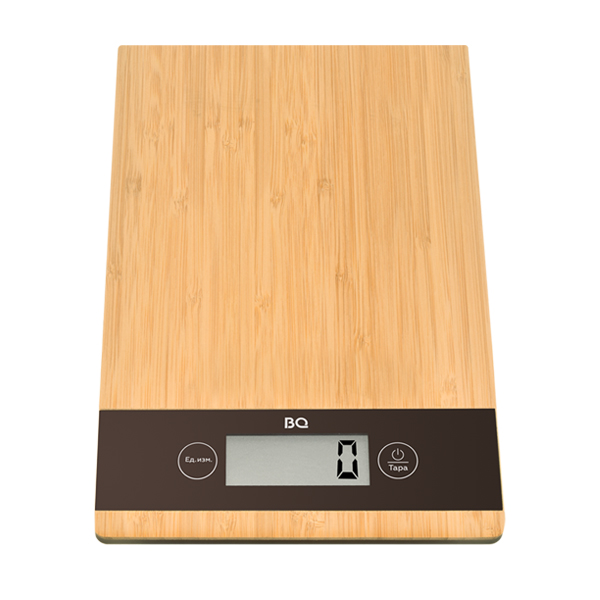 

Кухонные весы электронные BQ KS1004 5 кг, 2 x AAA, бамбук (4650229400189), KS1004