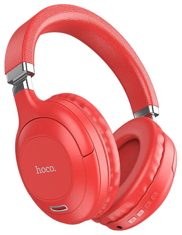 

Беспроводные наушники Hoco W32 Sound magic, Jack 3.5mm, красный (54141), W32 Sound magic