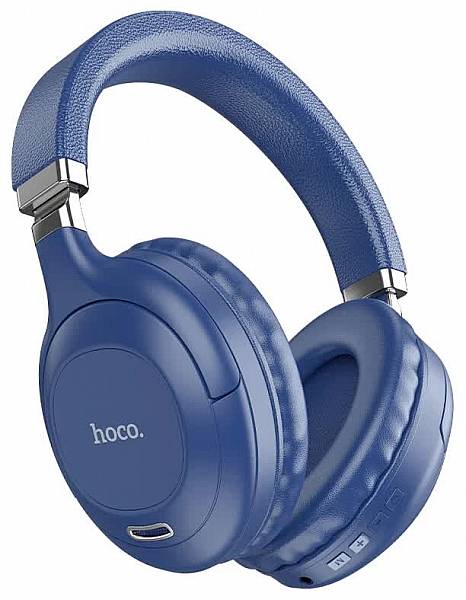 

Беспроводные наушники Hoco W32 Sound magic, Jack 3.5mm, синий (54158), W32 Sound magic