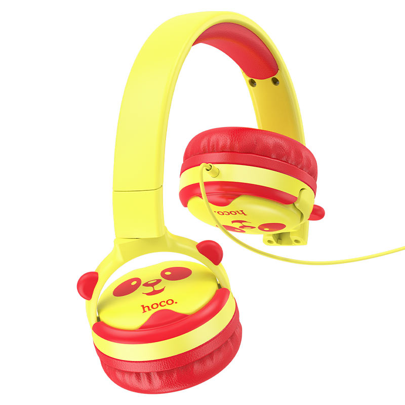 

Проводные наушники Hoco W31 Childrens, Jack 3.5mm, красный/желтый (48775), W31 Childrens