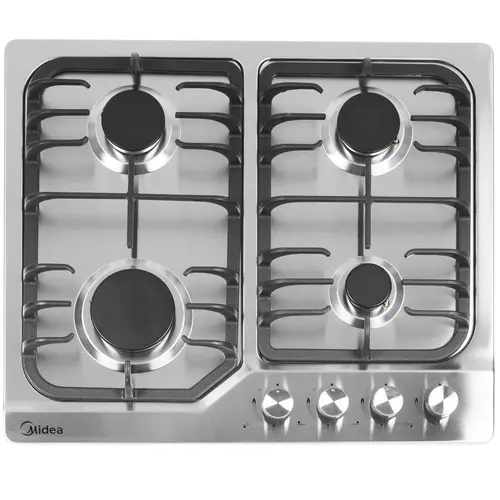 

Газовая варочная панель Midea MG687X 4 конфорки, нержавеющая сталь (MG687X), MG687X