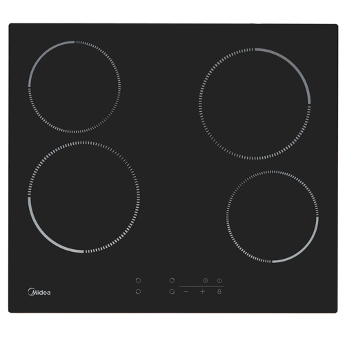Электрическая варочная панель Midea MCH64140 4 конфорки, черный