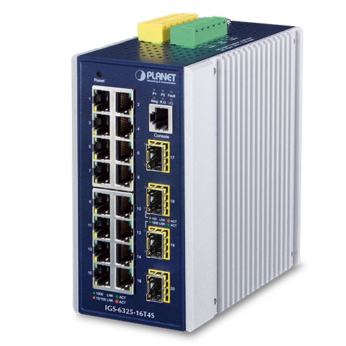

Коммутатор Planet IGS-6325-16T4S, управляемый, кол-во портов: 16x1 Гбит/с, кол-во SFP/uplink: SFP 4x1 Гбит/с (IGS-6325-16T4S), IGS-6325-16T4S