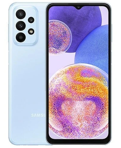 

Смартфон Samsung Galaxy A23, 6.6" 2408x1080 PLS, Qualcomm Snapdragon 680, 4Gb RAM, 128Gb, 3G/4G, NFC, Wi-Fi, BT, 4xCam, 2-Sim, 5000mAh, USB Type-C, Android 12, голубой (SM-A235FLBVMEB), Galaxy A23