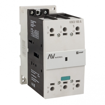 

Контактор 100A 230В, AC, EKF AVERES (ctr-s-100-00-230-av), нет данных