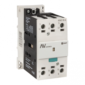 

Контактор 50A 230В, AC, EKF AVERES КМЭ (ctr-s-50-00-230-av), КМЭ