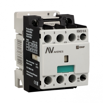 

Контактор 9A 230В, AC, 1НО, EKF AVERES КМЭ (ctr-s-9-10-230-av), КМЭ