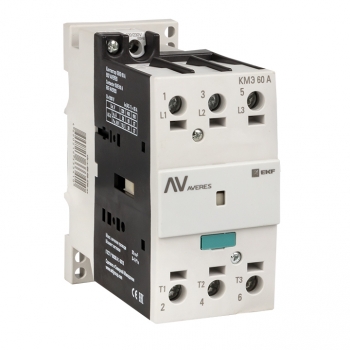 

Контактор 60A 230В, AC, EKF AVERES КМЭ (ctr-s-60-00-230-av), КМЭ