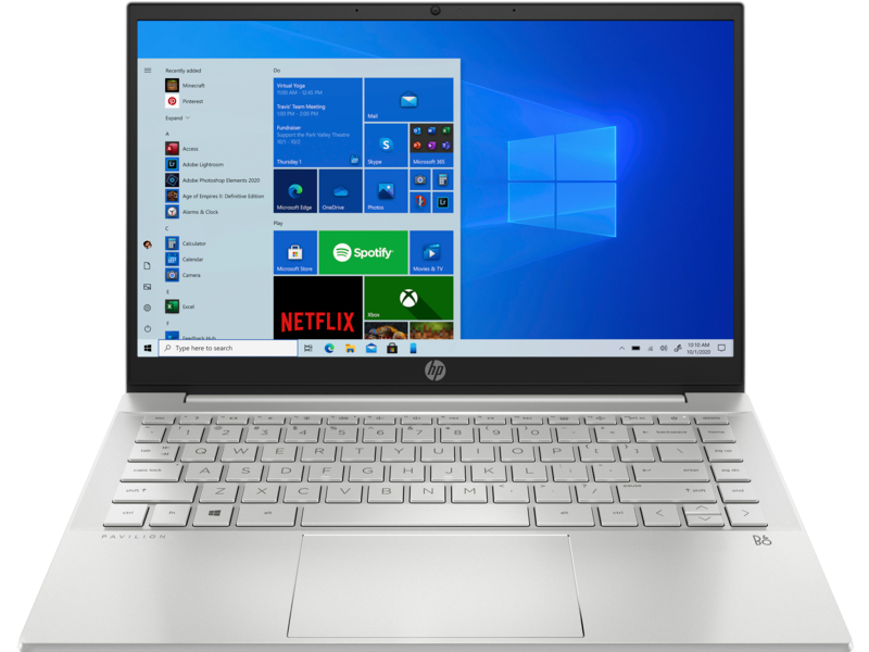 

Ноутбук HP Pavilion 14-ec0046ur 14" IPS 1920x1080, AMD Ryzen 5 5500U 2.1 ГГц, 8Gb RAM, 512Gb SSD, W11, серебристый (601C7EA), 14-ec0046ur