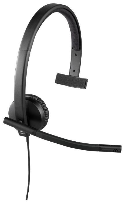 

Проводная гарнитура Logitech USB Headset Mono H570e, USB, черный, USB Headset Mono H570e