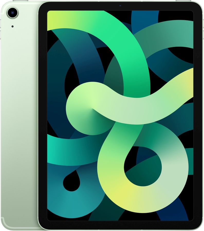 

Планшет Apple Air iPad Air (2020) 10.9" 2360x1640 IPS, Apple A14 Bionic, 64Gb, 3G/4G LTE, WiFi, BT, iPadOS, зеленый (MYH02FD/A), iPad Air (2020)