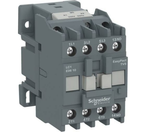 

Контактор 25A 220В, AC, 1НО, SCHNEIDER ELECTRIC TeSys E SchE (LC1E2510M5)
