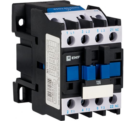 

Пускатель 12А 230 В, AC, 1НО, EKF Basic ПМЛ-1160М (pml-s-12-230-basic), ПМЛ-1160М