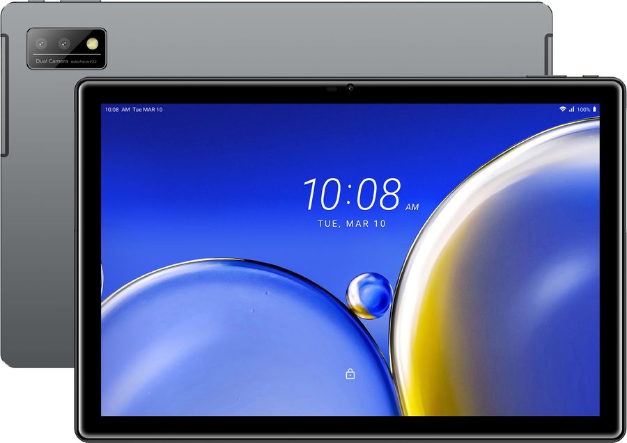 Планшет HTC A101 10.1" 1920x1200 IPS, Unisoc T618, 8Gb RAM, 128Gb, 3G/4G LTE, WiFi, BT, 7 А·ч, Android 11, серый
