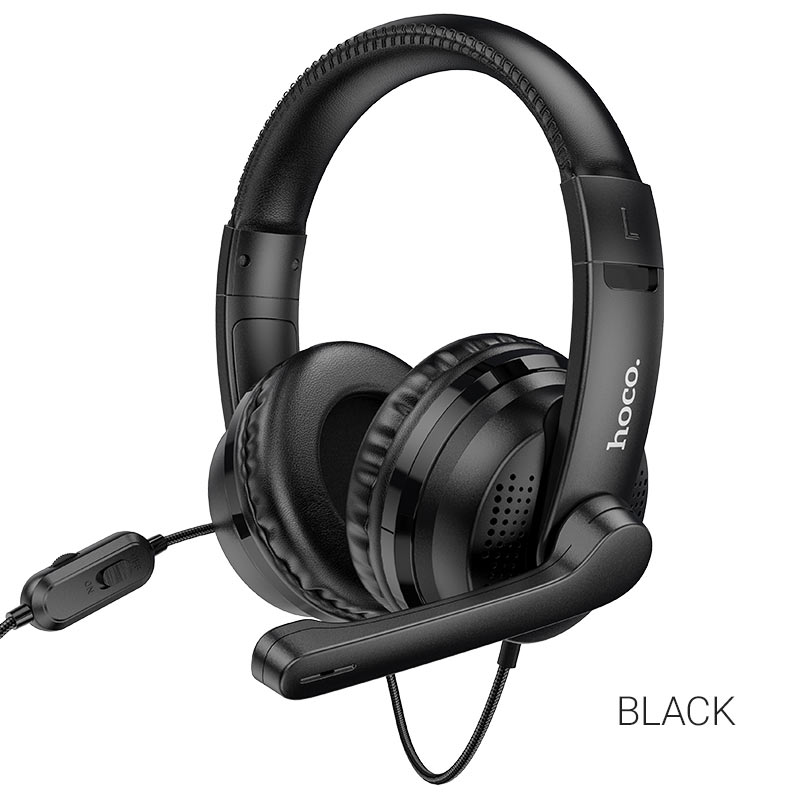 

Проводная гарнитура Hoco W103 Magic tour, Jack 3.5mm, черный (6931474741615), W103 Magic tour