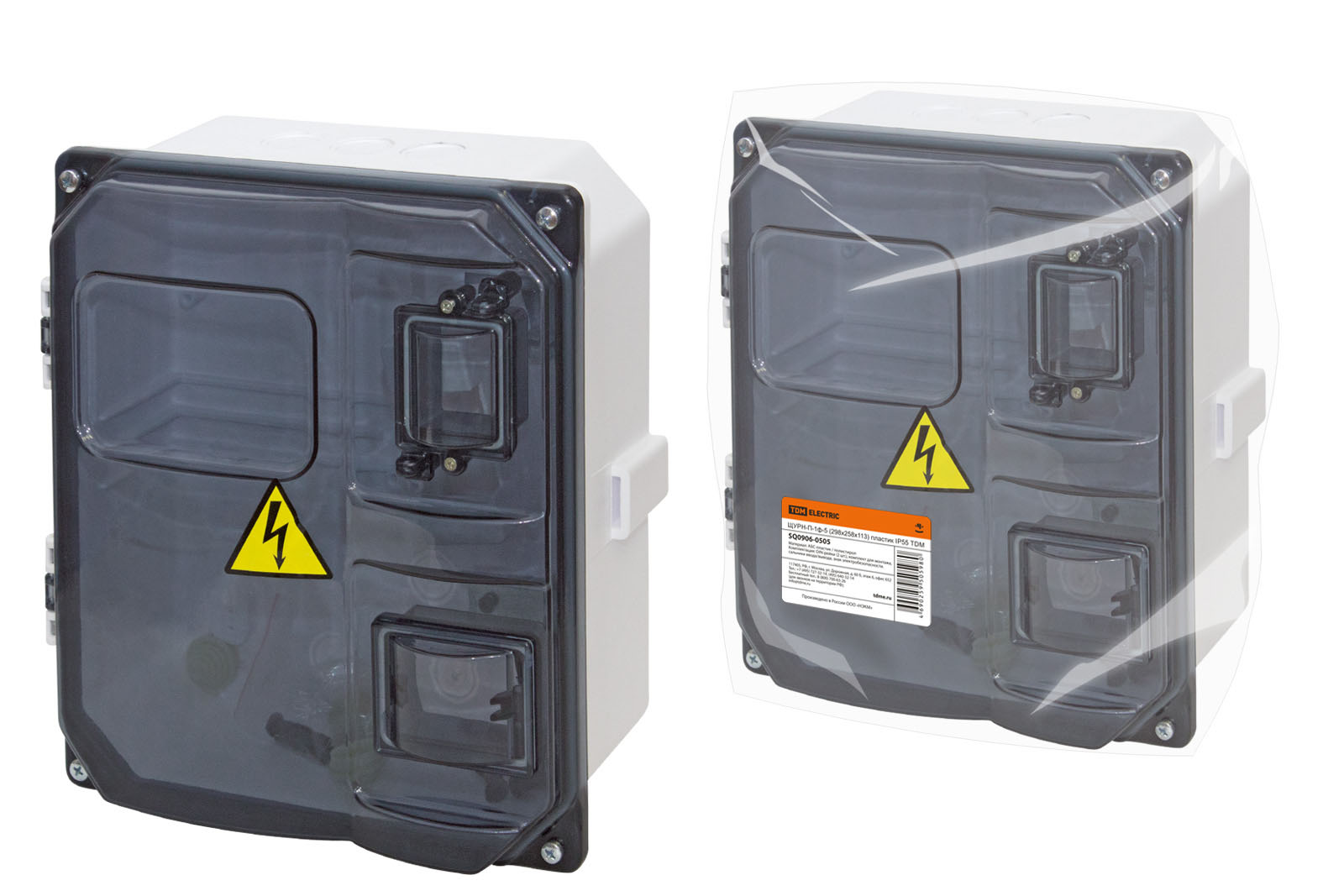 Корпус пластиковый TDM 298 мм x 258 мм x 113 мм, IP55