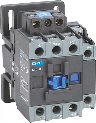 Контактор 6А 220 В, AC, CHINT NXC-06
